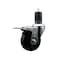 Service Caster 3.5'' Phenolic Swivel 1-5/8'' Expanding Stem Caster Total Lock Brake SCC-EXTTL20S3514-PHS-158 - alternate 1